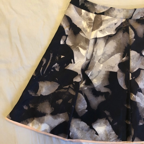 Mossimo Black White Rose Gold Skater Skirt - Picture 3 of 5